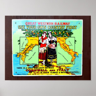 Póster GWR vêem seu próprio país primeiramente