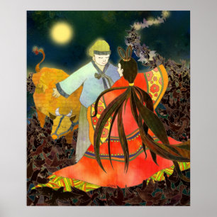 Póster Gyeonwu & Jiknyeo: A história de Chilseok em