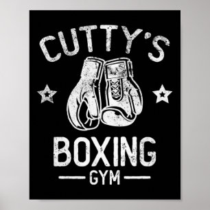Poster Gym Boxing de Vintage Cutty no dia seguinte 1975