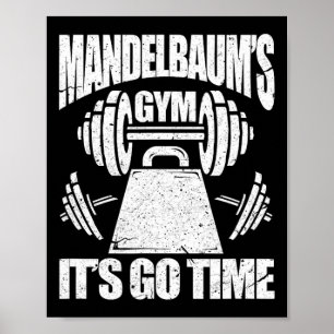 Poster Gym Funny Bodybuilding Gym Workout Gi de Mandelbau