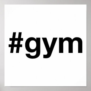 Poster GYM Hashtag