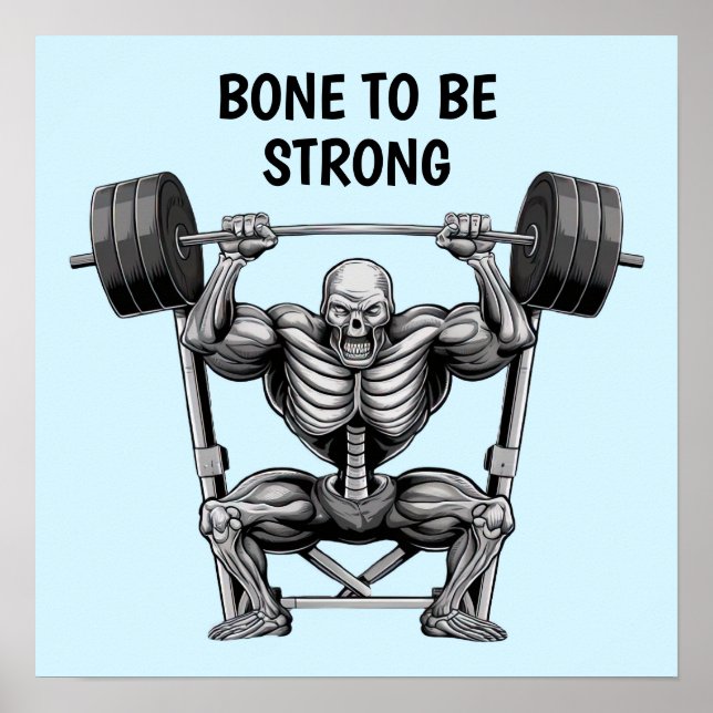 Poster Gym Skeleton (Frente)