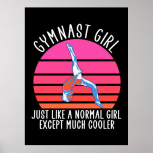 Poster Gymnast Girl