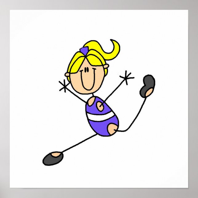 Poster Gymnast Loura Girl (Frente)