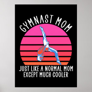 Poster Gymnast Mom
