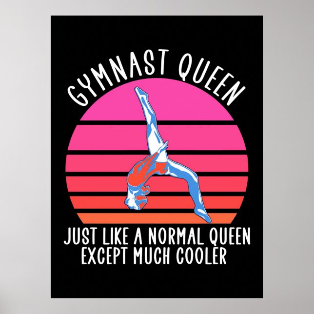 Poster Gymnast Queen (Frente)