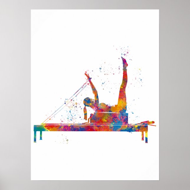 Poster gymnastics exercise (Frente)