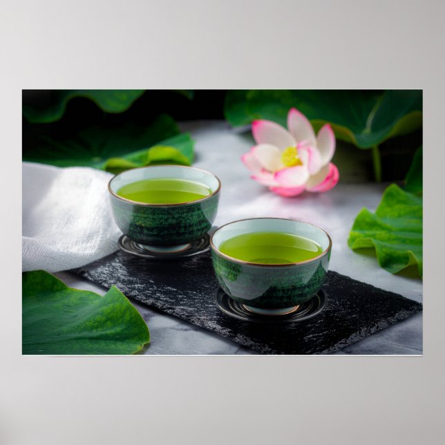 Poster Gyokuro - Chá Verde - ZEN BUDISMO (Frente)
