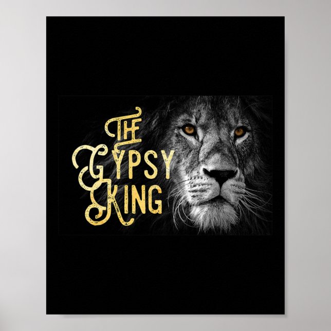 Poster Gypsy King Lion (Frente)