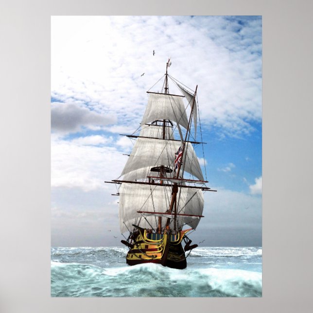 Póster H M S Vitória (Frente)