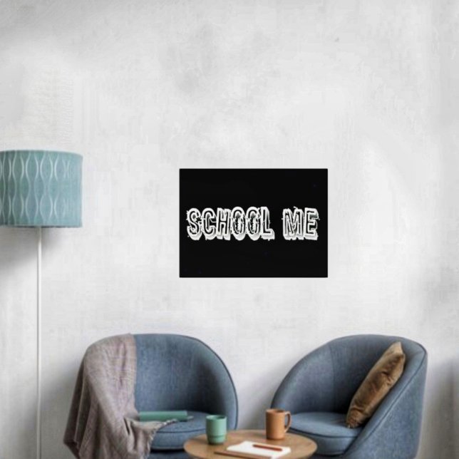 Poster H. Metal translúcido-Wht (Choose a poster, to put your own stamp, in decorating your dorm room!)