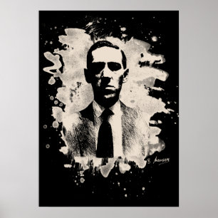 Póster H. p. Lovecraft custo