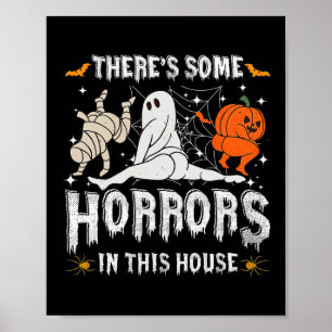 Poster Há alguns horrores nesta casa Ghost Pumpkin H