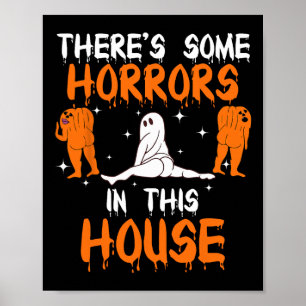 Poster Há alguns horrores nesta casa Ghost Pumpkin H