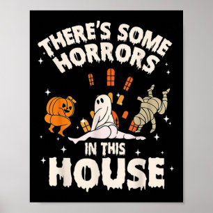 Poster Há alguns horrores nesta casa Ghost Pumpkin H