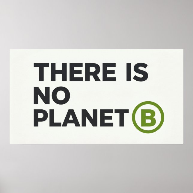 Poster Há Ambientalista Sem Planeta B (Frente)