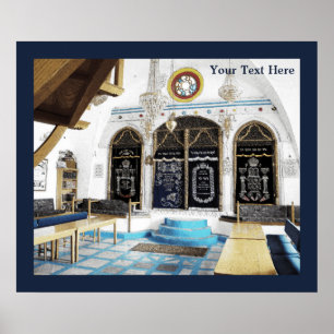 Póster Ha-Ari Sepahrdi Shul - Tzgorda