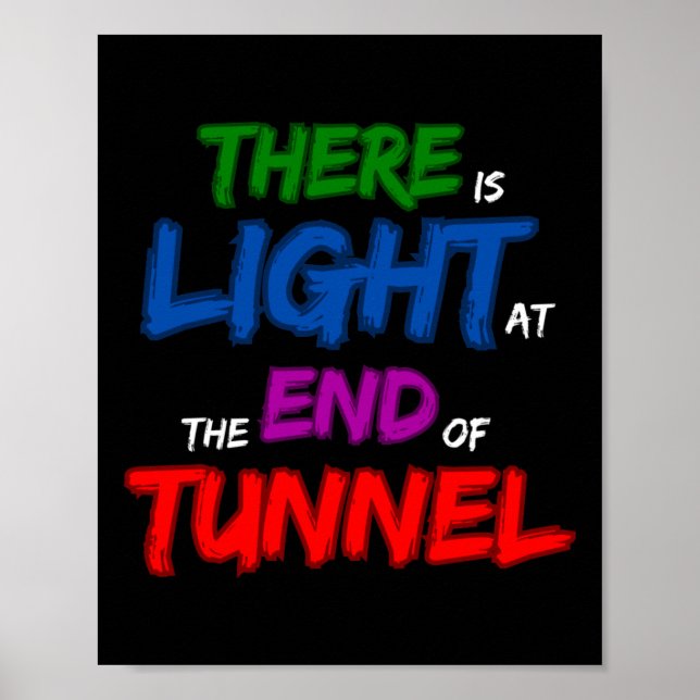 Poster Há Luz No Fim Do Túnel (Frente)