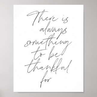 Poster Há sempre algo para agradecer