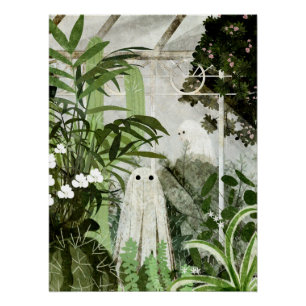 Póster Há Um Fantasma Na Estufa Novamente...