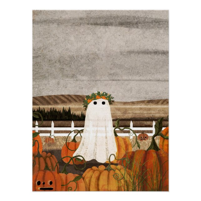 Póster Há um Fantasma no Patch da Abóbora Novamente (Frente)