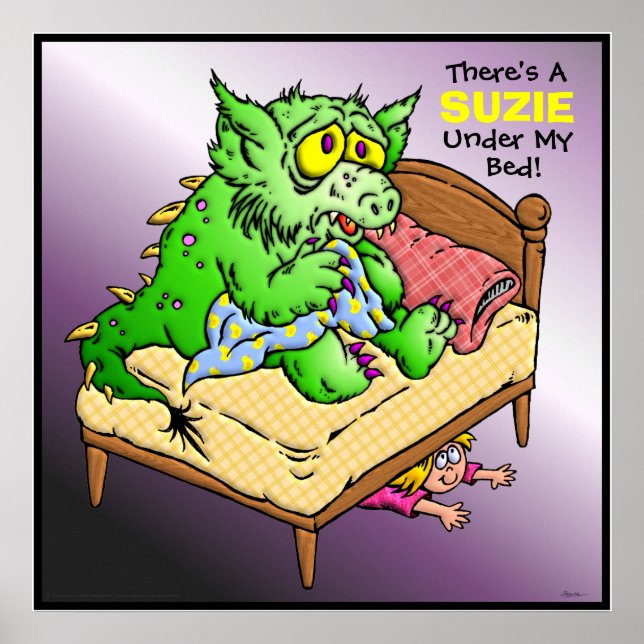 Póster Há um garoto debaixo da minha cama! (Frente)