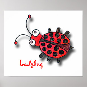 Poster Há uma Ladybug na minha Poster!