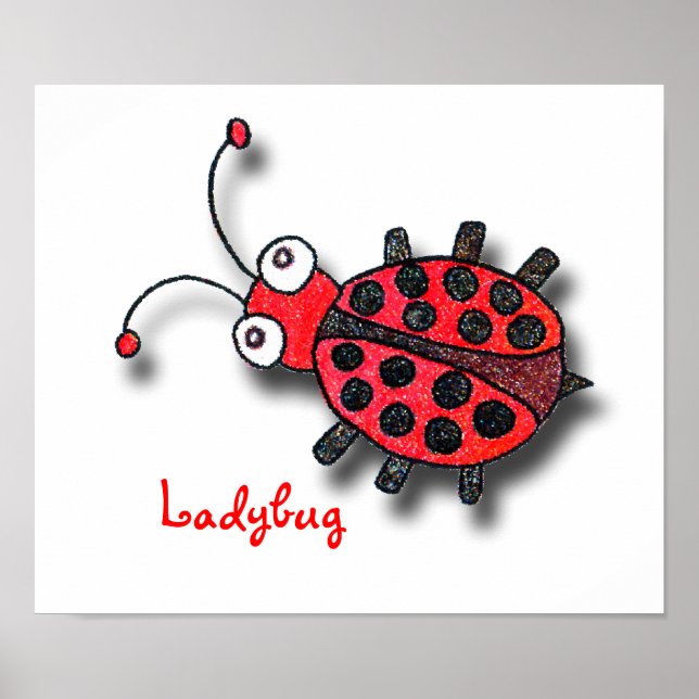 Poster Há uma Ladybug na minha Poster! (Frente)