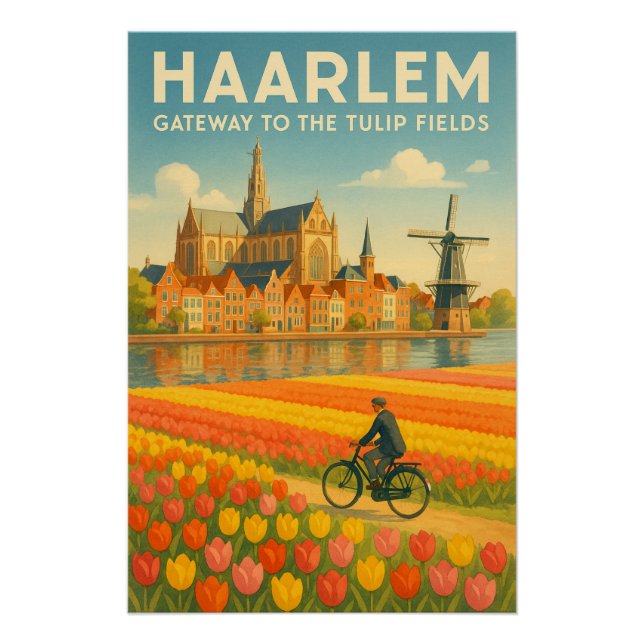 Póster HAARLEM – Portal para os Campos de Tulipas (Frente)