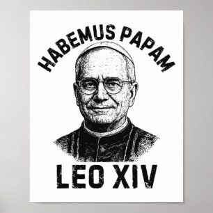 Poster Habemus Papam Papa Leo Xiv