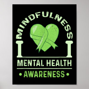 Poster Habilidade Saúde Mental Consciência Roupa