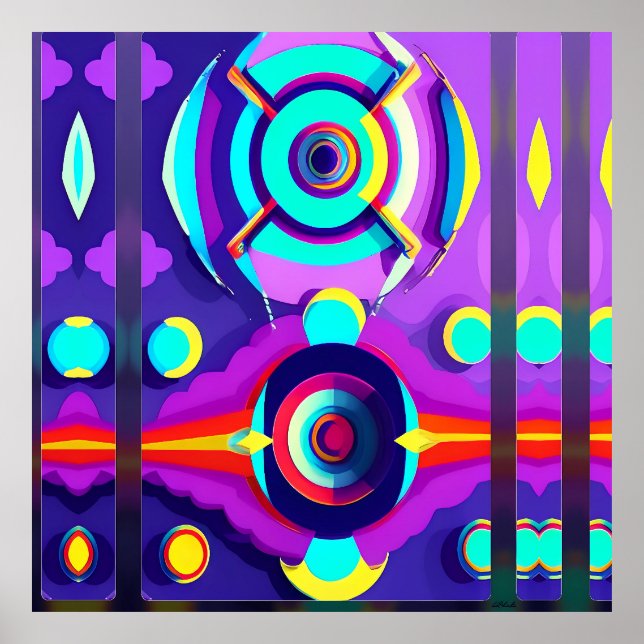 Poster Habitat Para A Moderna Ken Gage Art (Frente)