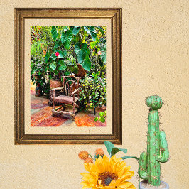 Poster Hacienda Garden