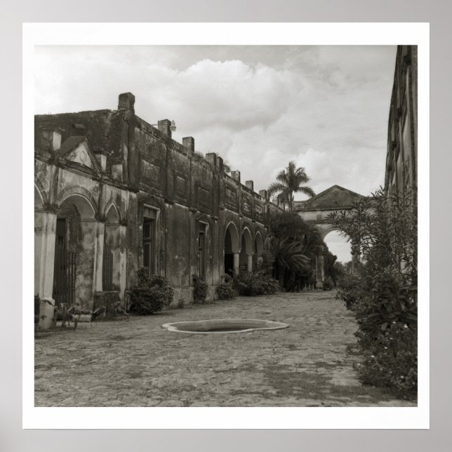 Póster Hacienda Yaxcopoil, Merida, Yucatan, México (Frente)