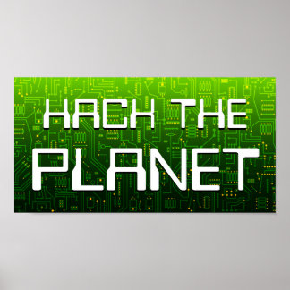 Poster hack the planet
