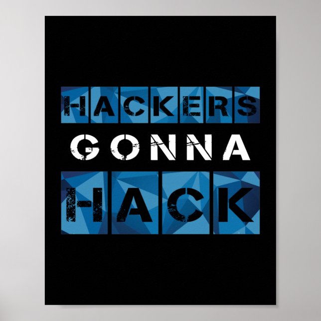 Poster HACKERS CIBERNÉTICOS VÃO HACK - Estilo2 - Tipo2 (Frente)