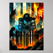 Hades - Lenda Cubista Minimalista - Deus do Submun