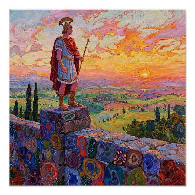 Póster Hadrian surveys his empire (Frente)