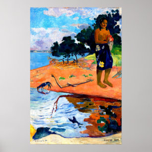 Poster Haere Pape (1892) por Paul Gauguin