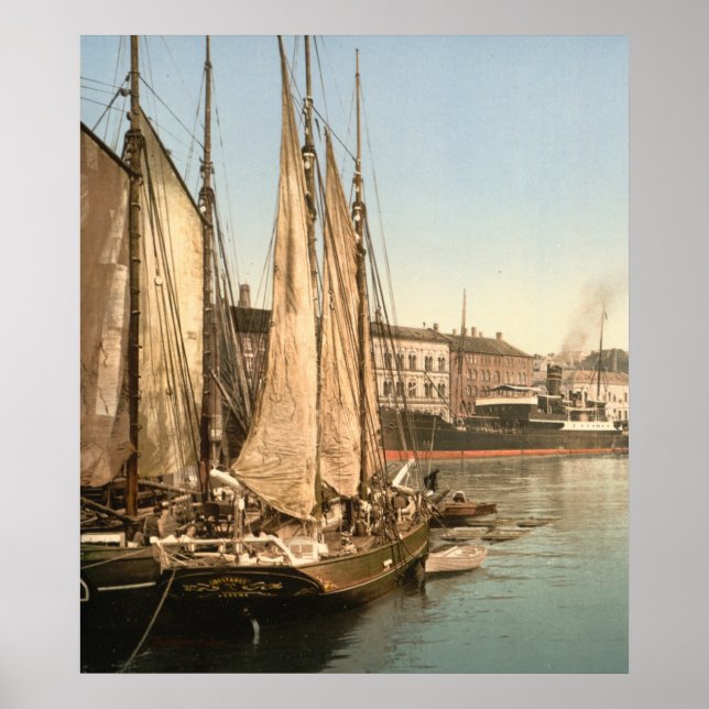 Poster Hafenstrasse de Copenhagen, Dinamarca (Frente)