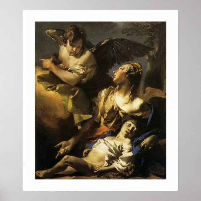 Poster Hagar e Ismael na natureza (Frente)