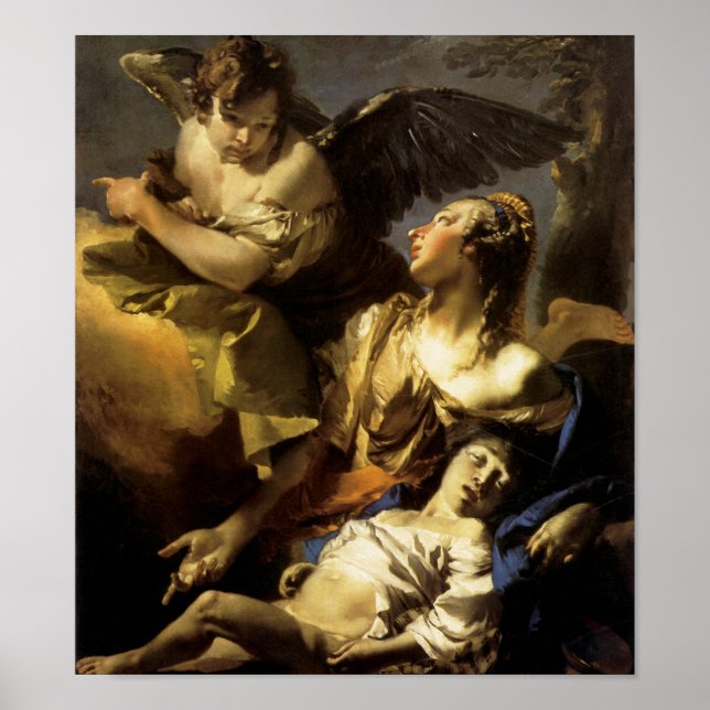 Poster Hagar e Ismael na natureza (Frente)