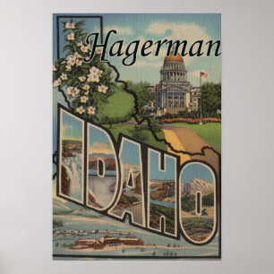 Poster Hagerman, Idaho - grandes cenas da letra