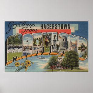 Poster Hagerstown, Maryland - grandes cenas da letra