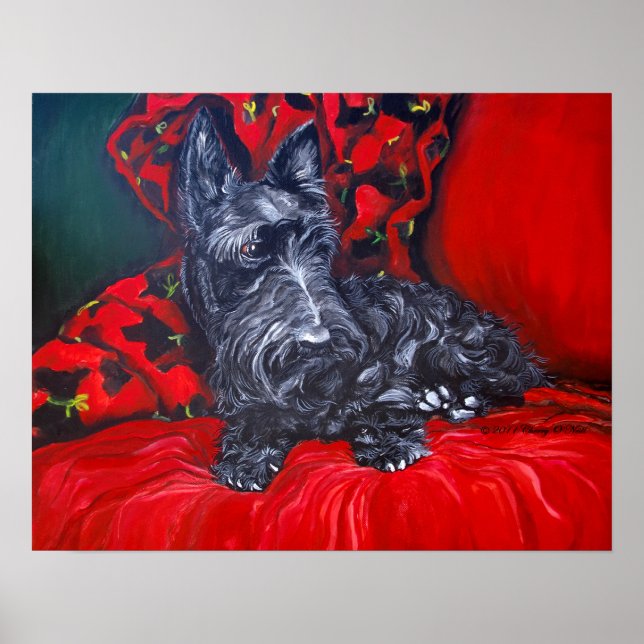 Poster Haggis, o Terrier escocês (Frente)