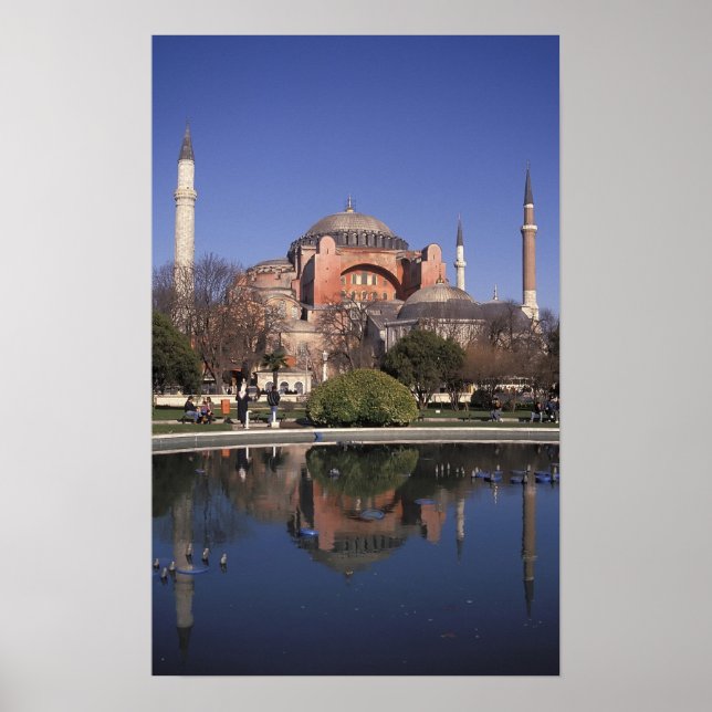 Póster Hagia Sophia, Istambul, Turquia (Frente)