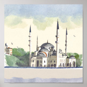 Poster Hagia Sophia Istanbul Souvenir