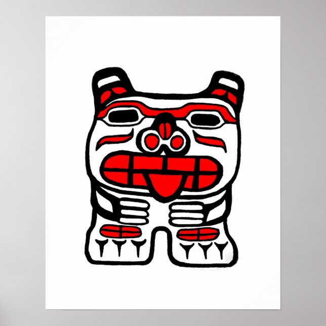 Poster haida Bear (Frente)