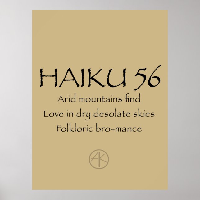 POSTER HAIKU 56 (Frente)