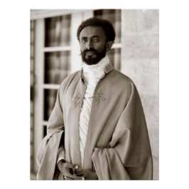 Póster Haile Selassie - ELE - Rastafari - Poster de Madei